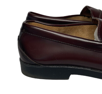 Nunn Bush All Terrain Penny Loafers Burgundy Slip On Leather  display picture 1