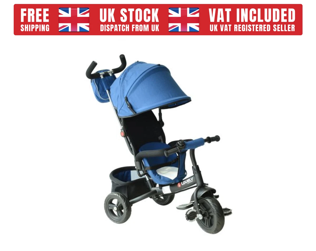 Baby tricycle with parental control on sale