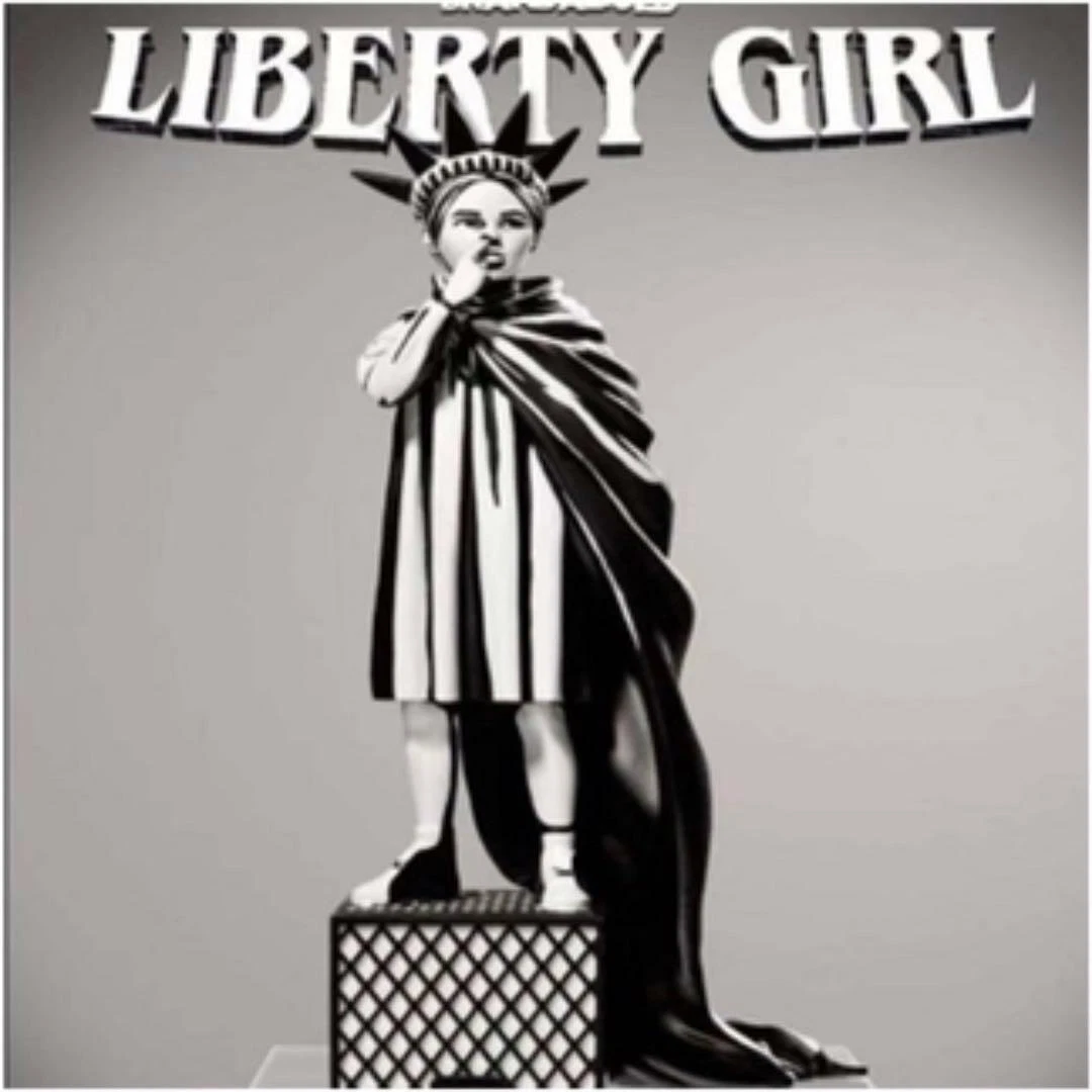 BANKSY MIGHTY JAXX BANKSY LIBERTY GIRL BRANDALISED Officially licensed limit