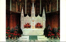 Main Altar, St. Patrick's Church, Washington DC Vintage Postcard I17