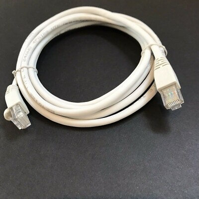 7FT CAT5e (Gray) Ethernet Cable Lan Network Patch Cord Internet RJ45