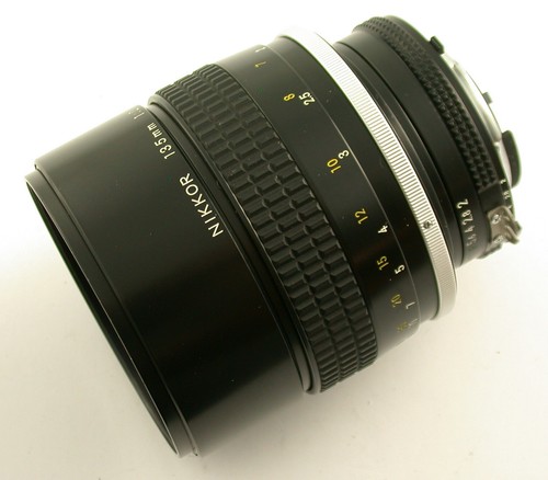 NIKON Ai Nikkor MF 2/135 135mm F2 lichtstärkst superfast aperture top boxed OVP - Bild 10 von 13