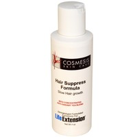 Life Extension, Cosmesis Skin Care, Hair Suppress Formula, 4 Oz Life Extension, Cosmesis Skin Care, Hair Suppress Formula, 4 Oz