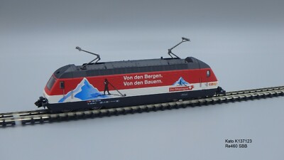 KATO K137123 Spur N E-Lok SBB Re4/4 460 COOP Pro Montagna