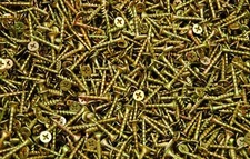 (10,000) Phillips Bugle Head 6 x 1 Coarse Drywall Wood Screw - Yellow Zinc BULK