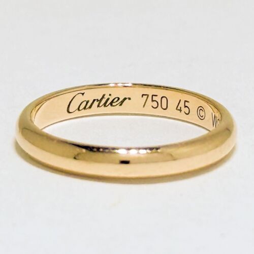 Cartier Gold Ring 750 K18 PG750 Pink Gold Cage 5 Band ring Authentic Pink gold - Picture 7 of 8
