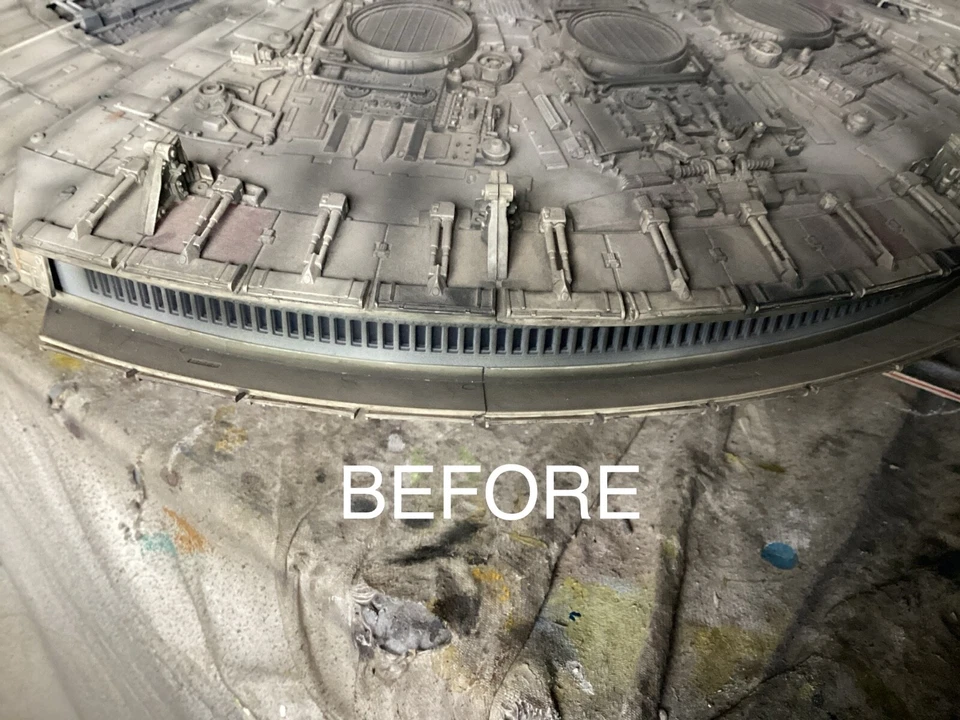 Diagostini Studio Scale Millenium falcon Engine exhaust detail parts - Image 3 of 4