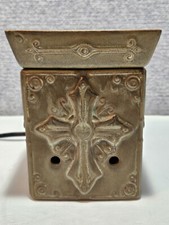 Scentsy HOPE Model DSW-CHAR CELTIC Cross Full Size Wax Warmer EUC Includes Bulb