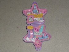 VINTAGE POLLY POCKET BLUEBIRD FAIRY FANTASY 1992 PURPLE STAR COMPACT ONLY