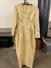 Yellow Formal Mother Of The Bride Floor Length Costume Dress