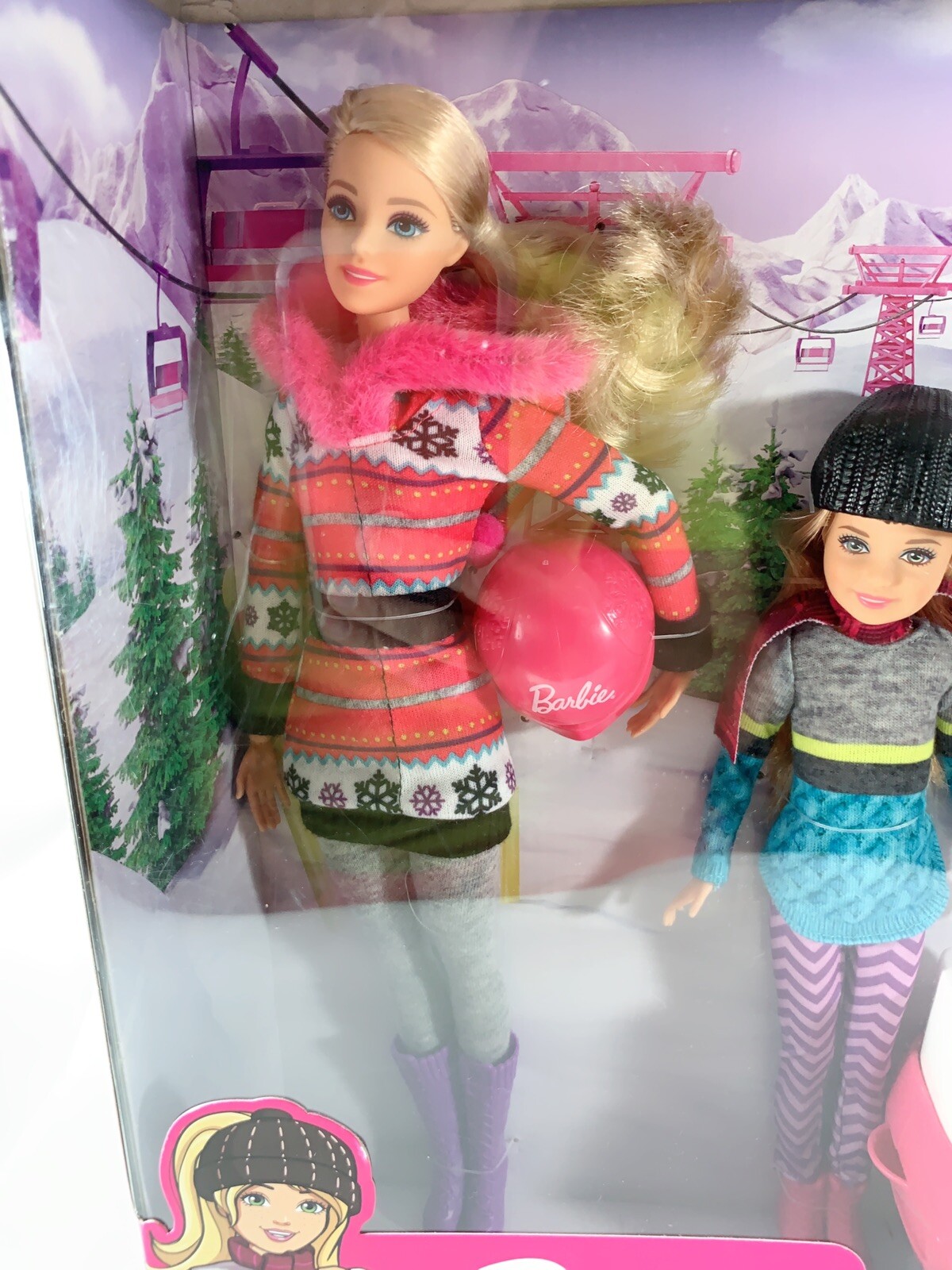 barbie sisters snow fun gift set