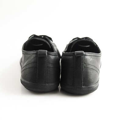Prada Studded Low Top Sneakers Black Leather Cap Toe Womens Shoe