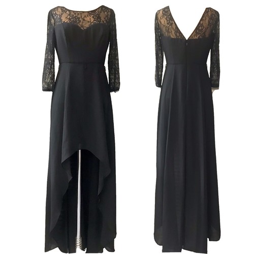 open lace back dress Cleo Plunge Cowl Neck Mini Dress main image 0