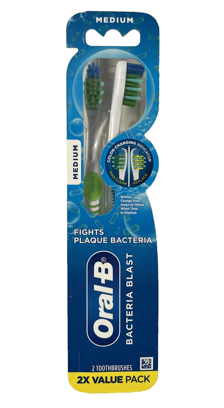 Cerdas Oral-B medio cepillos dentales estándar
