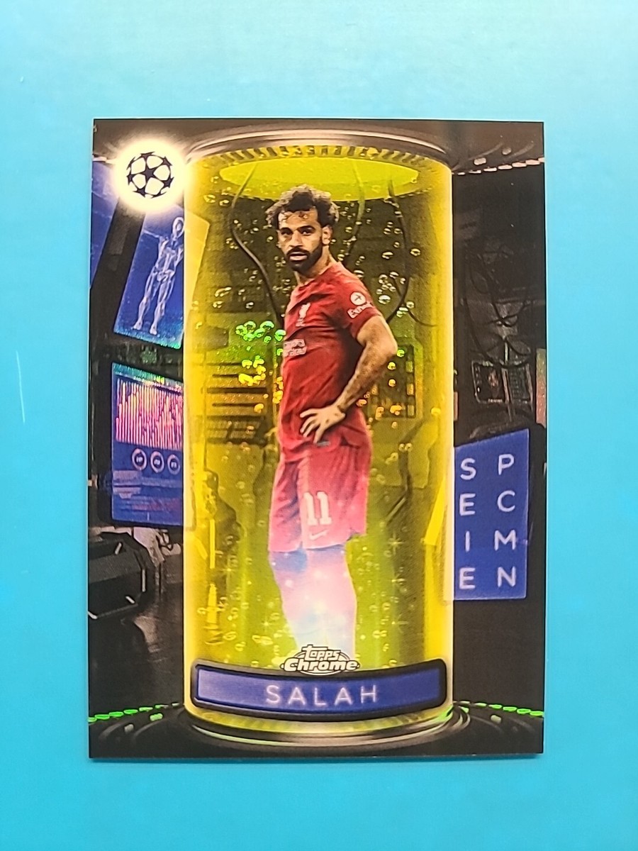 2022-23 Topps Chrome UEFA Mohamed Salah #S-7 Specimens 2022-23 Topps Chrome UEFA Mohamed Salah #S-7 Specimens