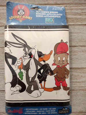 Looney Tunes Bugs Bunny Elmer 5 Yd. Self-Adhesive Wall Border Roll Run #18