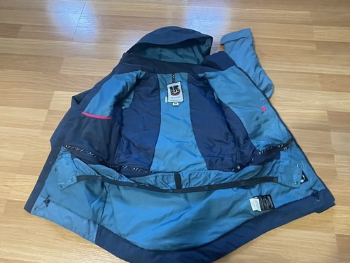 Giacca da sci Burton Dry Ride snowboard cappotto retrò con cappuccio rosa acqua donna media - Foto 9 di 16