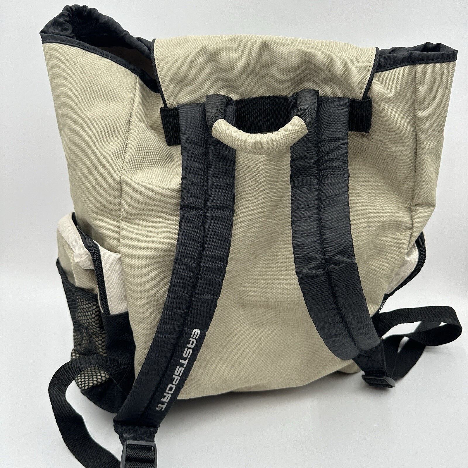 Eastsport Backpack Tan Draw String Multipocket Vi… - image 4