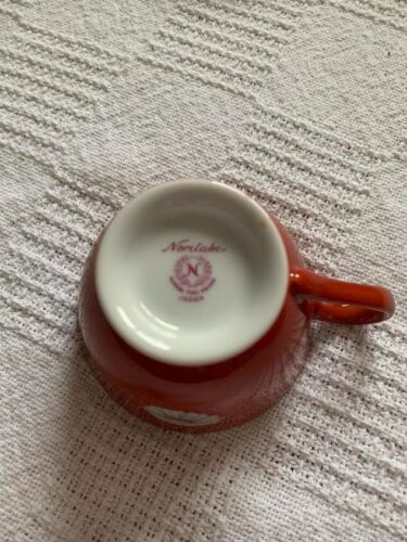 Vintage 1950s Noritake Nippon Toki Kaisha RED "Daisy" 23 piece tea set. - Picture 11 of 14