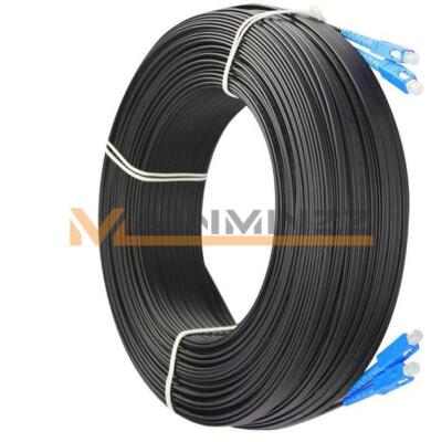 1PC 200M Outdoor SC-SC Duplex FTTH Drop Patch Cord G657 Fiber Optic Cable Jumper