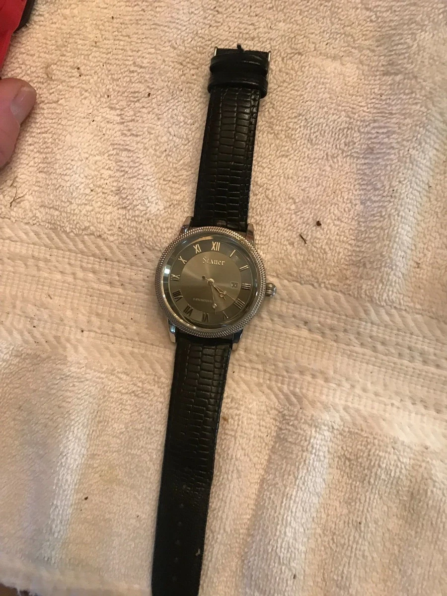 Stauer Men s Quartz Watch Stauer 28997 Roman Dial With Date 3 ATM Wristwatch