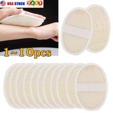 Loofah Pads Sponge Body Scrubber Exfoliating Bath Shower Spa Natural Luffa Brush