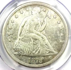1872-S Seated Liberty Silver Dollar $1 Coin - PCGS AU Details - Rare S Mint !