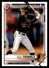2021 Bowman Draft  Reed Trimble #BD-144 Baltimore Orioles Baseball Card