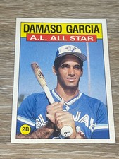 Damaso Garcia 1986 Topps Baseball - All-Star #713 Toronto Blue Jays NM/MT