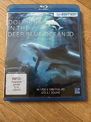 Dolphins In The Deep Blue Ocean 3D   (Blu-Ray) - OVP FSK 0