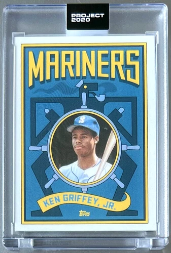 TOPPS PROJECT 2020 #328 KEN GRIFFEY, JR by GROTESK 1989 MARINERS  FREE SHIPPING