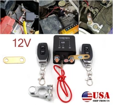 Dual Remote Control 12V 200A Car Master Battery Disconnect Power Switch Isolator
