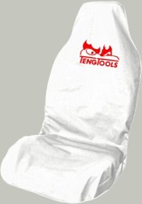 Tengtools Logo Teng Tools Waterproof White Front Car Seat Cover Protector