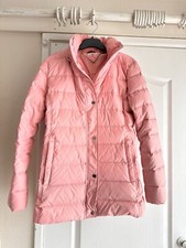 Tommy Hilfiger Ladies Down Hooded Coat Jacket Puffa Padded Thick 8-10-12 S/m