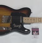 JOHN MELLENCAMP SIGNED SUNBURST ELECTRIC GUITAR COUGAR JSA COA — photo 2
