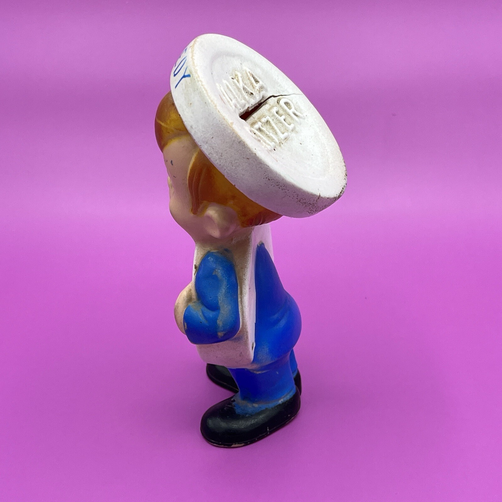 Vintage Alka Seltzer Speedy Advertising Rubber Toy Bank eBay