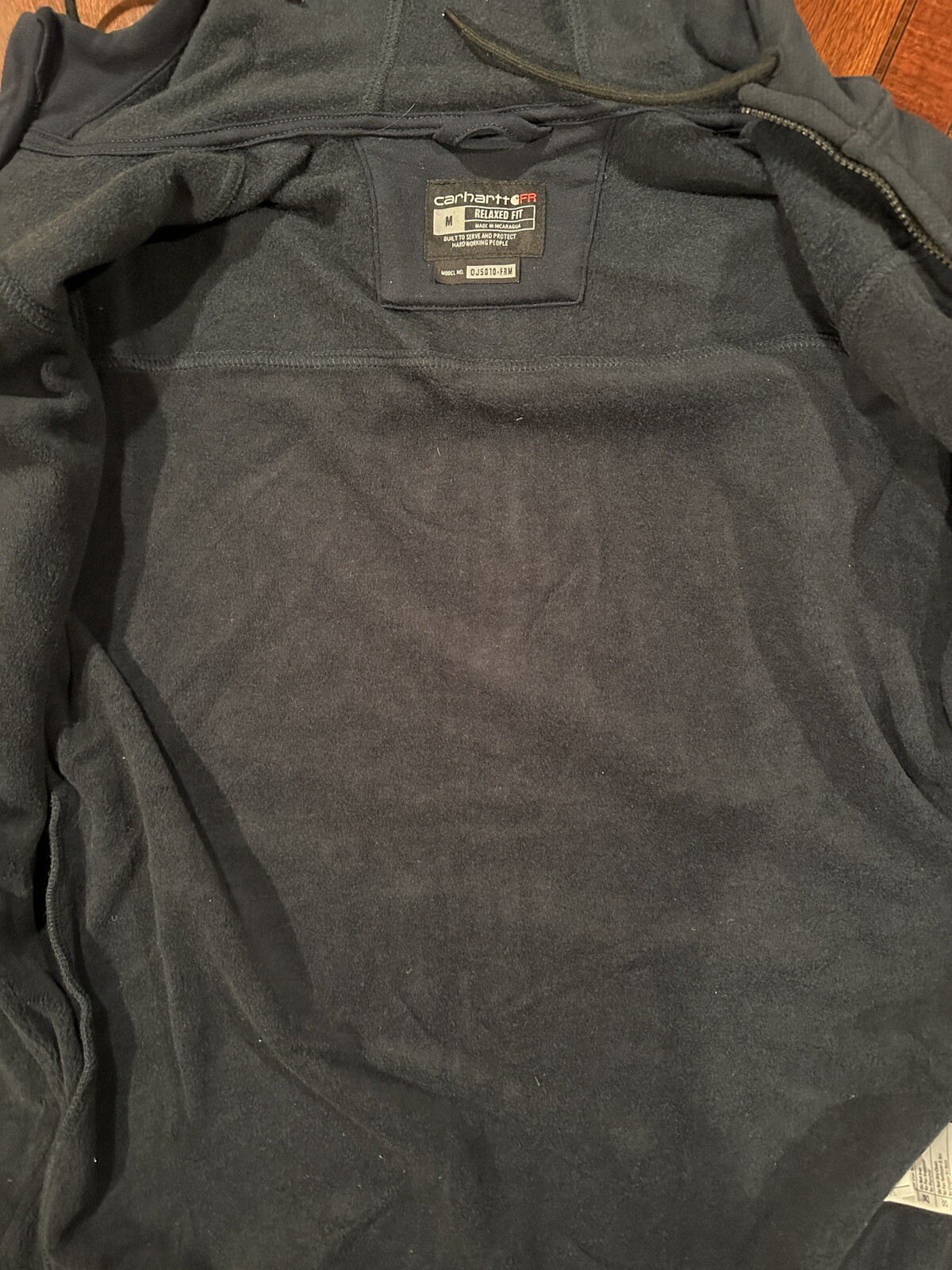 New Carhartt FR Flame Water Resistant Relaxed Fit Fleece Full Zip