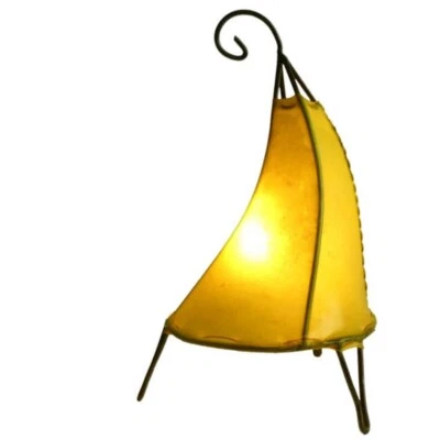 Orientalische Marokkanische Stehlampe Leder Lampe Hennalampe Lederleuchte Tissir - Bild 1 von 4