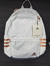 Adidas Classic 3S 5 Laptop Backpack White/Rose gold/Onix Grey : New