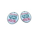 2 Pcs Merry Christmas Tree Ornaments – Plastic | Festive Xmas Decor for Home