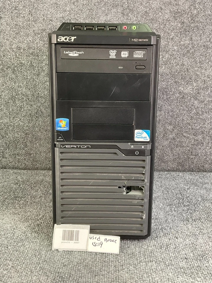 Acer Veriton M265 🎯 Pentium G3250, 4GB RAM, 500GB HDD – Desktop PC - Image 2 of 4