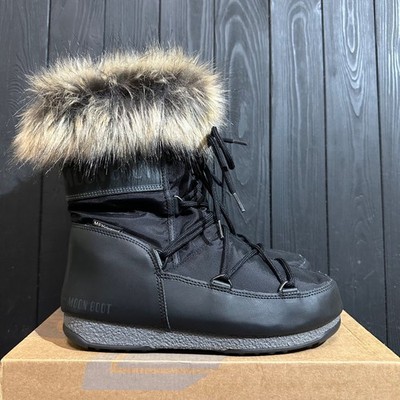 MOON BOOT WOMEN'S Waterproof Boots Size 38 eu 6 US 5 uk