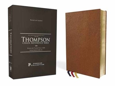 NASB, Thompson - Leather Bound, by Zondervan; Thompson Dr. - Very Good