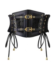 Women's Elastic Underbust Lace Up Corset Belt Wide Costume Women's Costume Belt