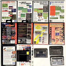 Sega Genesis Game Lot Bundle 13 Games Mortal Kombat 2 & 3, Madden, X-Men, Soccer