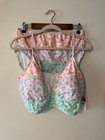Women’s 2pc No Boundaries Floral Bikini Set Size XL 15-17 Swimsuit Swimwear NWOT — photo 1