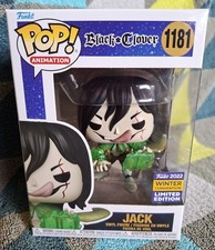 Jack Pop 1181 - Black Clover Funko Pop! - 2022 Conv - Vaulted + Protector