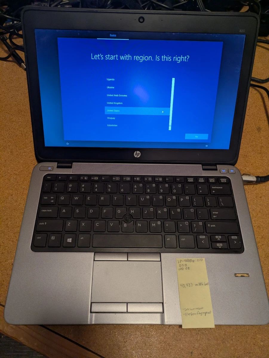 HP EliteBook 820 PC Laptops & Netbooks for Sale | Shop New & Used