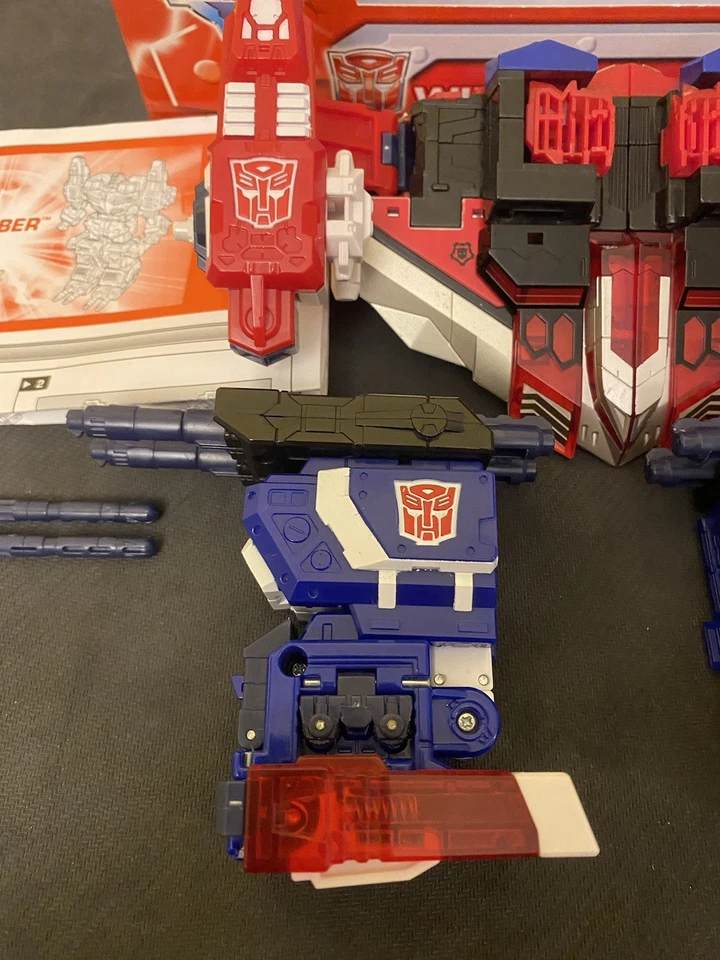 Transformers Energon Powerlinx Wing Saber w/ Box & Manual COMPLETE - Mega Class - Image 3 of 4