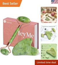 Luxury Jade Roller  Gua Sha Facial Massage Set for Vibrant Skin - Gift-Ready